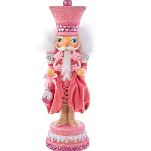 Kurt Adler 15-Inch Hollywood Pink Sweet Soldier Nutcracker