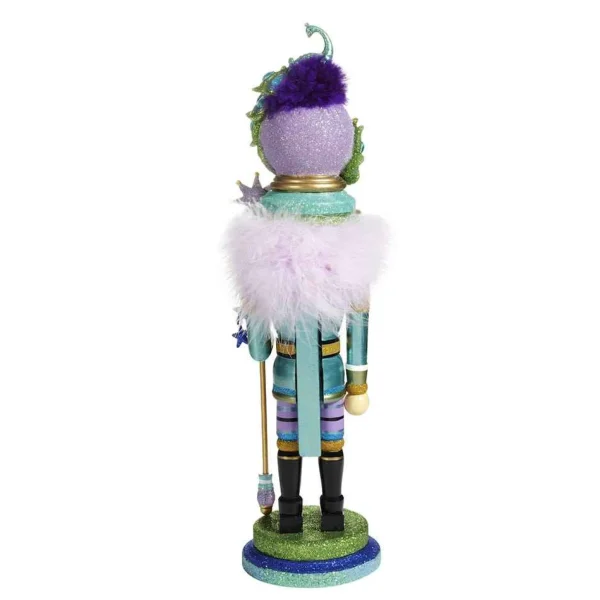Kurt Adler 17.5-Inch Hollywood™ Peacock Hat Nutcracker