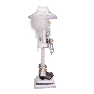 Kurt Adler 19-Inch Hollywood Rhinestone Cowboy Nutcracker