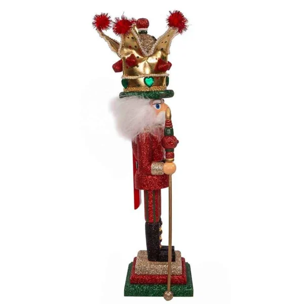 Kurt Adler 17.5-Inch Hollywood Mardi Gras King Nutcracker