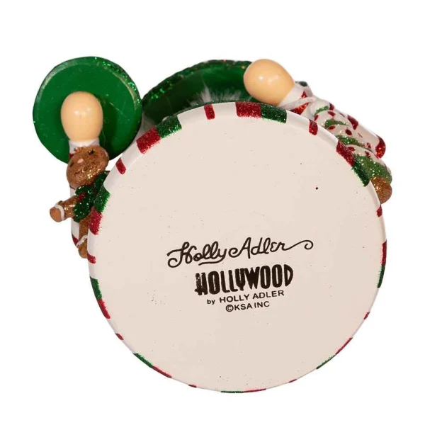 Kurt Adler 15-Inch Hollywood Battery-Operated Led Gingerbread House Hat Nutcracker