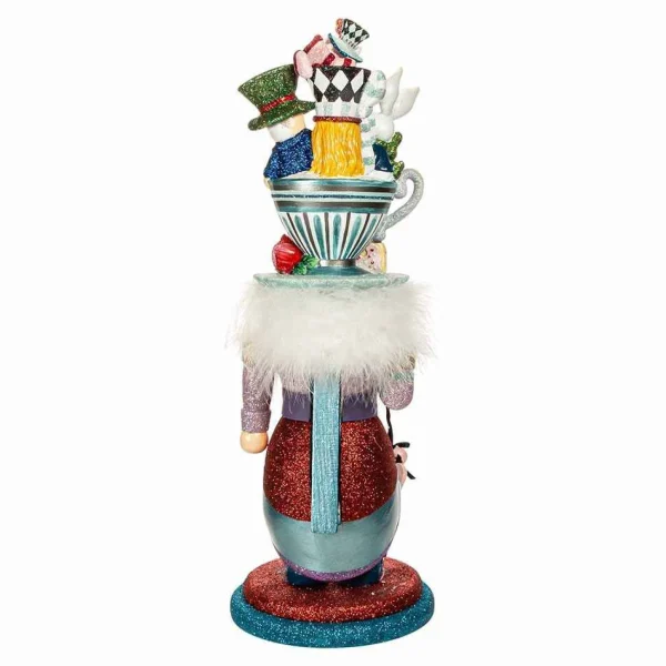 Kurt Adler 18-Inch Hollywood Alice Teacup Hat Nutcracker