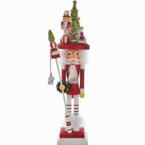 Kurt Adler 18-Inch Hollywood Christmas Tree Hat Nutcracker