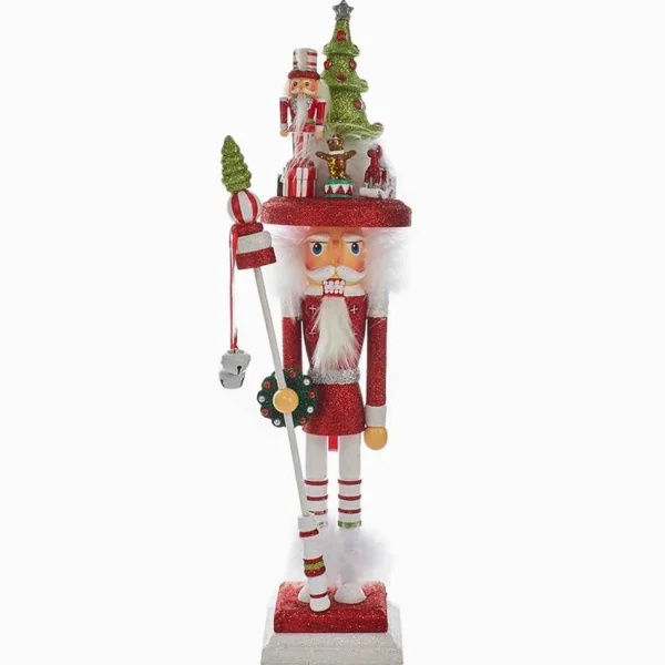 Kurt Adler 18-Inch Hollywood Christmas Tree Hat Nutcracker