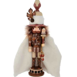 Kurt Adler 16-Inch Hollywood Ivory And Acorn Nutcracker