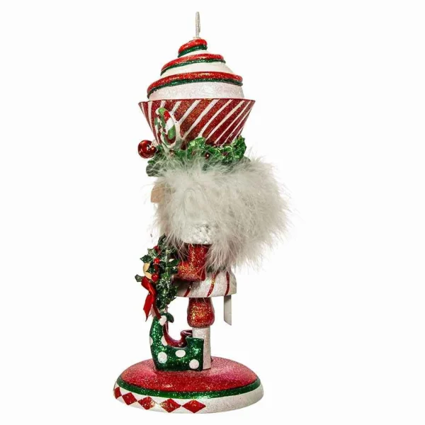 Kurt Adler 12-Inch Hollywood Cupcake Swirl Hat Nutcracker