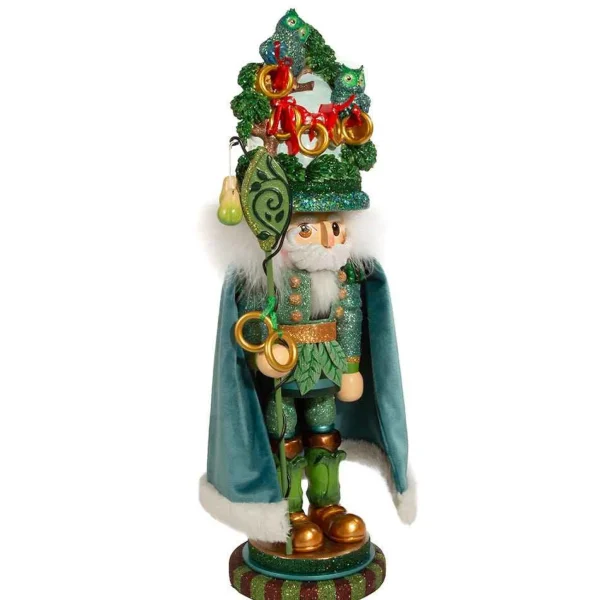 Kurt Adler 17.5-Inch Hollywood Five Golden Rings Nutcracker