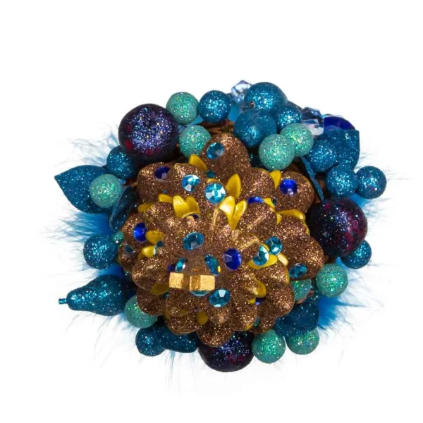 Kurt Adler 18-Inch Hollywood Blue With Tree Nutcracker