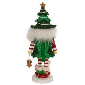 Kurt Adler 12.5-Inch Hollywood Jolly Tree Christmas Hat Nutcracker