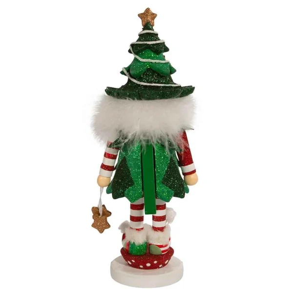 Kurt Adler 12.5-Inch Hollywood Jolly Tree Christmas Hat Nutcracker