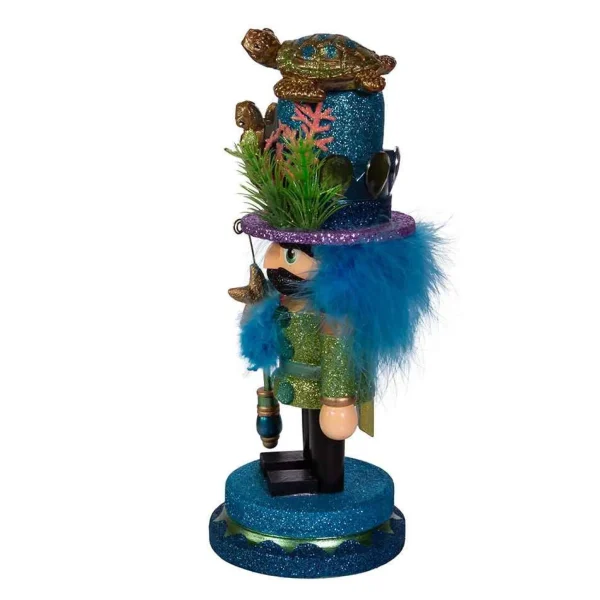 Kurt Adler 11-Inch Hollywood Nutcracker With Sea Turtle Hat