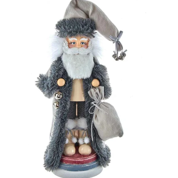 Kurt Adler 18-Inch Hollywood White And Gray Santa Nutcracker