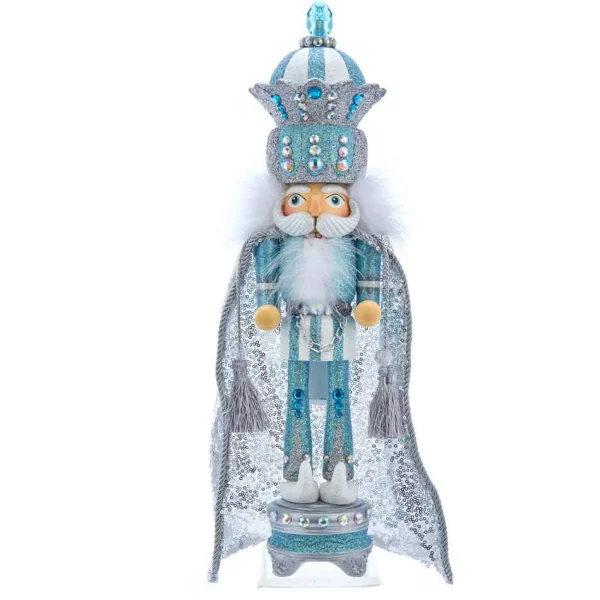 Kurt Adler 18.5-Inch Hollywood™ Blue And Silver King Nutcracker