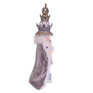 Kurt Adler 18-Inch Hollywood White Fur King Nutcracker
