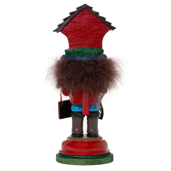 Kurt Adler 13-Inch Hollywood Doghouse Hat Nutcracker