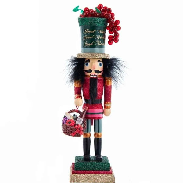 Kurt Adler 14-Inch Hollywood Wine Nutcracker