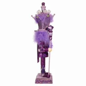 Kurt Adler 16-Inch Hollywood Purple King Nutcracker