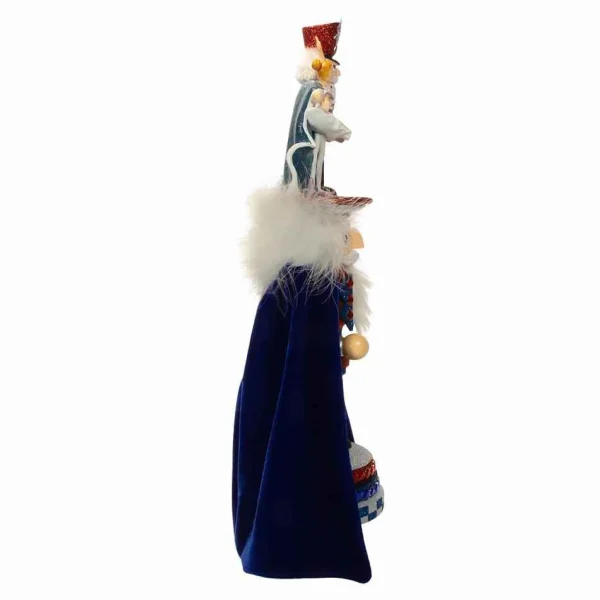 Kurt Adler 18-Inch Hollywood Clara With Nutcracker Prince Nutcracker