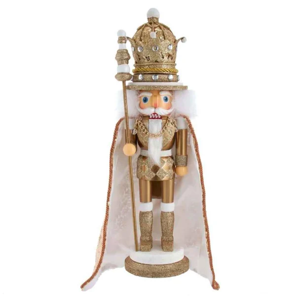 Kurt Adler 17.5-Inch Hollywood Gold King Nutcracker