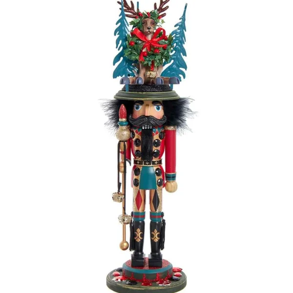 Kurt Adler 18-Inch Hollywood Nutcracker With Deer Hat