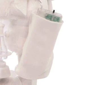 Kurt Adler 15-Inch Hollywood White Winter Led Hat Nutcracker