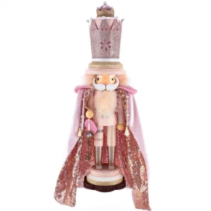 Kurt Adler 19-Inch Hollywood™ Pink King Nutcracker
