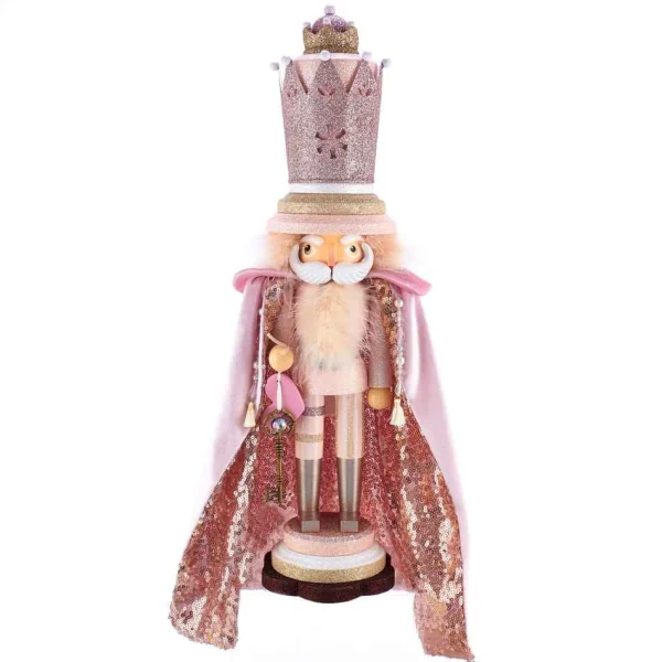 Kurt Adler 19-Inch Hollywood™ Pink King Nutcracker