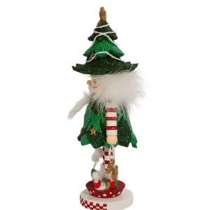 Kurt Adler 12.5-Inch Hollywood Jolly Tree Christmas Hat Nutcracker
