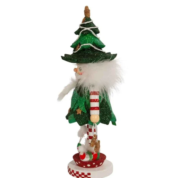 Kurt Adler 12.5-Inch Hollywood Jolly Tree Christmas Hat Nutcracker