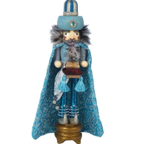 Kurt Adler 18-Inch Hollywood Turquoise King Nutcracker