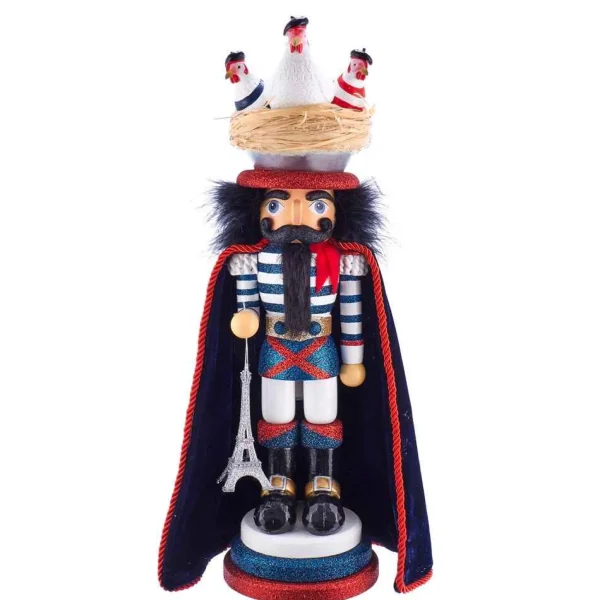 Kurt Adler 17.5-Inch Hollywood™ Three French Hens Nutcracker