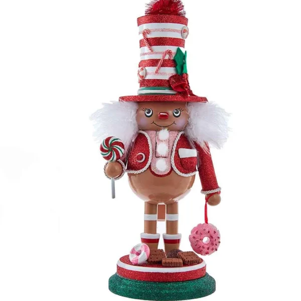 Kurt Adler 14-Inch Hollywood Gingerbread Boy Nutcracker