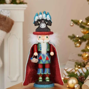 Kurt Adler 17.5-Inch Hollywood 12 Days Of Christmas Four Calling Birds Nutcracker