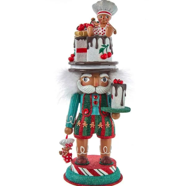 Kurt Adler 15-Inch Hollywood Nutcracker With Gingerbread Baker Hat