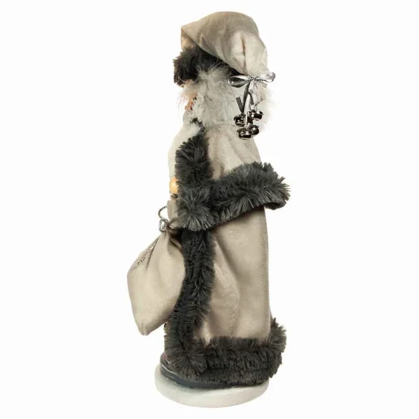 Kurt Adler 18-Inch Hollywood White And Gray Santa Nutcracker