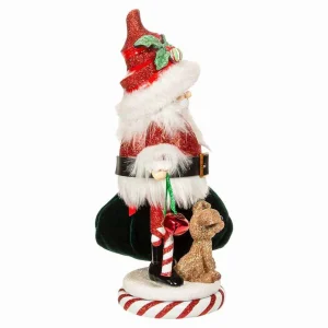 Kurt Adler 12-Inch Hollywood Santa And Pup Nutcracker