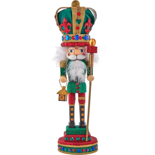 Kurt Adler 16-Inch Hollywood Mardi Gras King Nutcracker