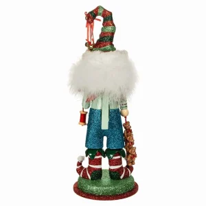 Kurt Adler 15-Inch Hollywood Elf With Teddy Bear Nutcracker