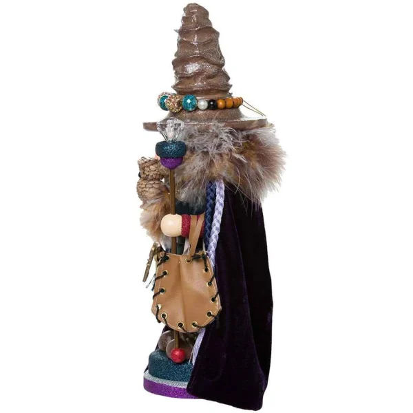 Kurt Adler 15-Inch Hollywood Wizard Nutcracker With Owl