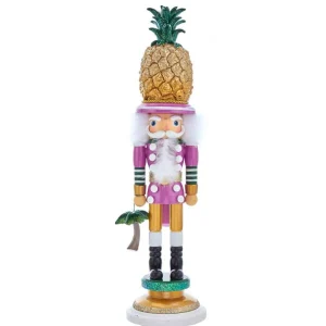 Kurt Adler 19.5-Inch Hollywood™ Pineapple Hat Nutcracker