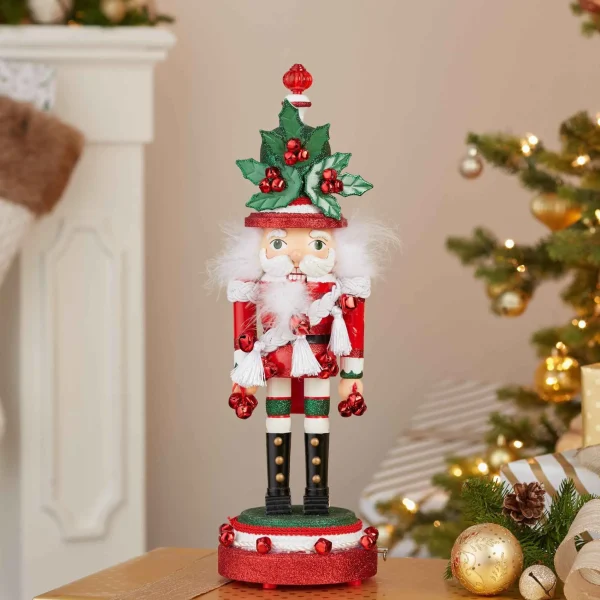 Kurt Adler 17-Inch Hollywood Musical Jingle Bells Nutcracker
