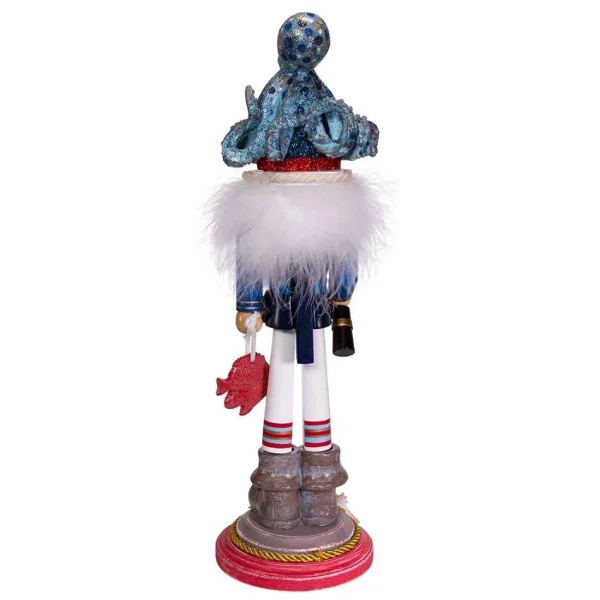 Kurt Adler 18-Inch Hollywood Octopus Hat Nutcracker