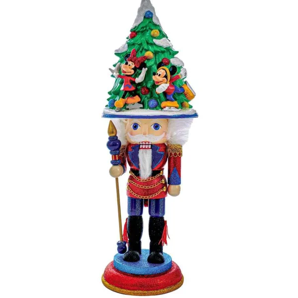 Kurt Adler 16.25-Inch Hollywood Mickey And Minnie Ice Skating Nutcracker
