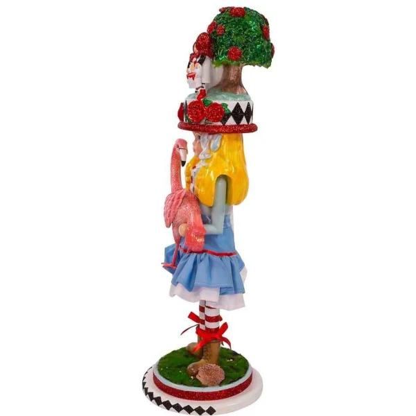 Kurt Adler 19-Inch Hollywood Alice With Flamingo Nutcracker