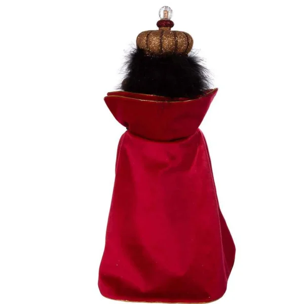 Kurt Adler 18-Inch Hollywood Burgundy King Nutcracker
