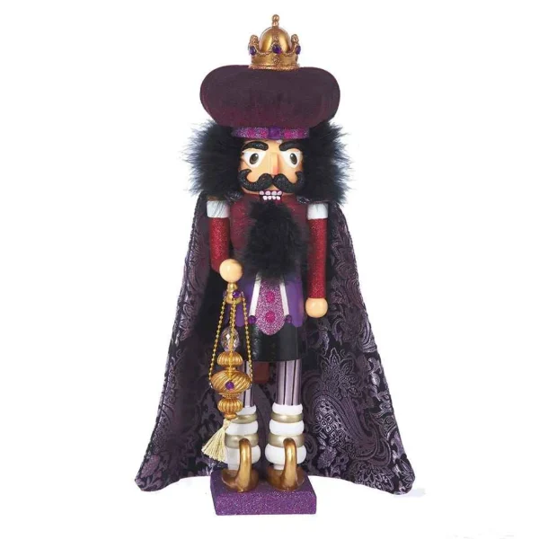 Kurt Adler 18-Inch Hollywood Purple King Nutcracker