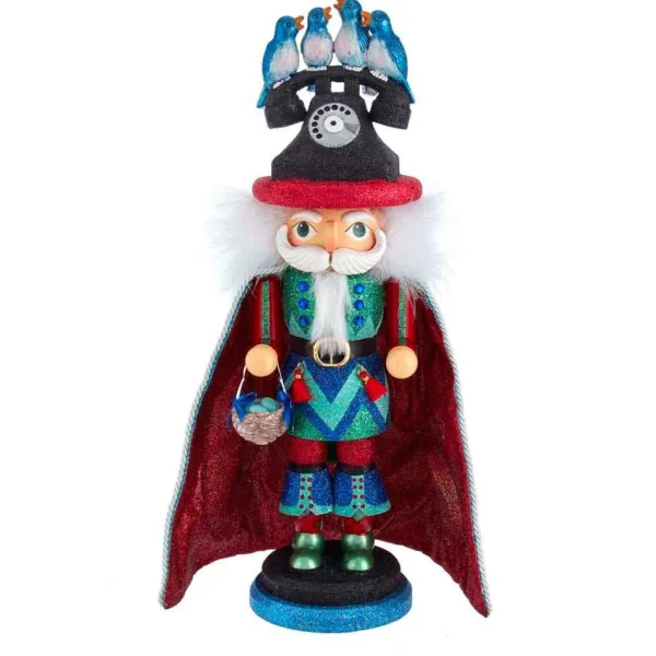 Kurt Adler 17.5-Inch Hollywood 12 Days Of Christmas Four Calling Birds Nutcracker