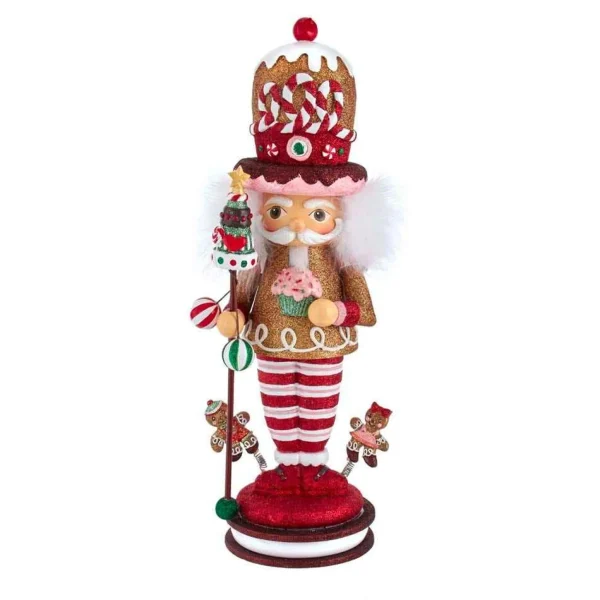 Kurt Adler 16.5-Inch Hollywood Gingerbread King Nutcracker