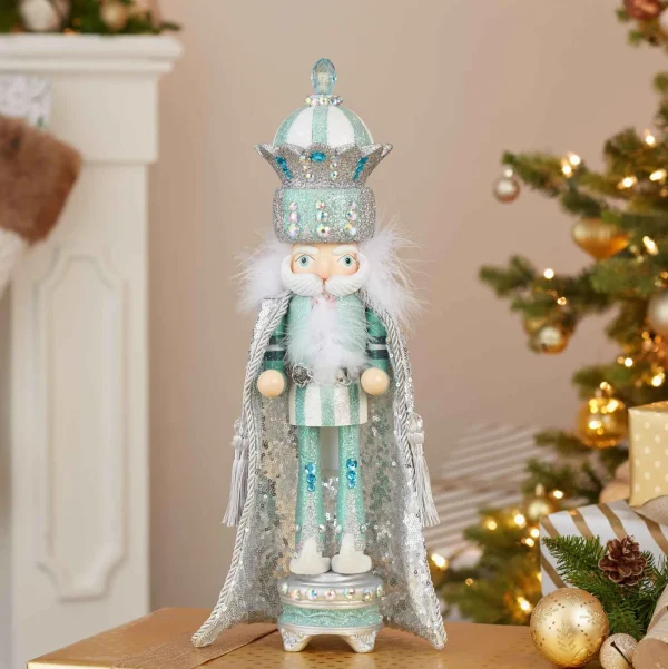 Kurt Adler 18.5-Inch Hollywood™ Blue And Silver King Nutcracker