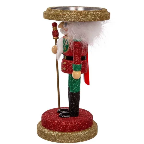 Kurt Adler 10-Inch Hollywood Soldier Nutcracker Candleholder